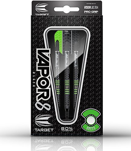 TARGET Vapor 8 Black Tungsten Softdart 18g inkl. Satz Empire®™ Flights (18g grün)