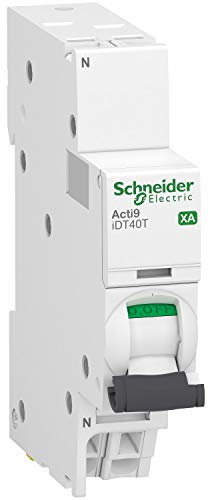 Schneider Electric - Acti9 iDT40 XA - disjoncteur modulaire - bornes auto - 1P+N - 20A - C - 6 kA - A9PA2620