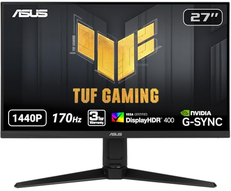 ASUS TUF Gaming VG27AQL1A 68,6 cm (27) 2560 x 1440 Pixels Quad HD Noir