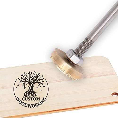 OLYCRAFT Custom Wood Branding Eisen 3CM Leder Branding Eisenstempel Custom Logo BBQ Heat Stamp Mit Messingkopf Und Holzgriff Für Die Holzbearbeitung, Backen - Baum Des Lebens # 4