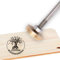 OLYCRAFT Custom Wood Branding Eisen 3CM Leder Branding Eisenstempel Custom Logo BBQ Heat Stamp Mit Messingkopf Und Holzgriff Für Die Holzbearbeitung, Backen - Baum Des Lebens # 4