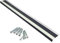 AnTina TAPES® Treppen-Kanten-Profil General Line 120 mm, Kanten-Schutz-Profil mit Antirutsch-Beschichtung R13 für Treppen & Stufen, inkl. Schrauben (12 cm x 80 cm, schwarz + nachleuchtend + schwarz)