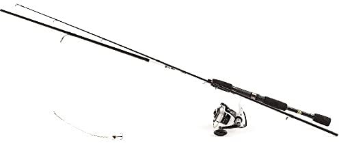 A&M Angelsport Paladin Carbon Spincombo 1,98m 5-25g Spinnrute + Rolle und Schnur mit Köder