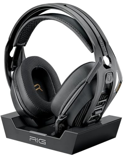 RIG 800 PRO HD Wireless Gaming Headset & Multi-Function Base Station - Compatible with PC, Mac, PS5, PS4 - with Dolby Atmos 3D Audio for Windows 10/11 PCs (NOT Compatible with Xbox)