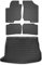 OMAC Fußmatten & Kofferraumwanne Set kompatibel mit Kia Ceed 2006-2012 Gummi TPE Schwarz 5X