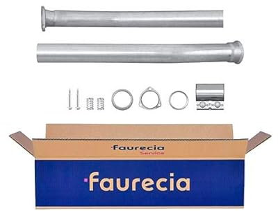 HELLA 8LA 366 001-581 Abgasrohr - Easy2Fit Kit - mitte - zweiteilig - Set mit Anbauteilen