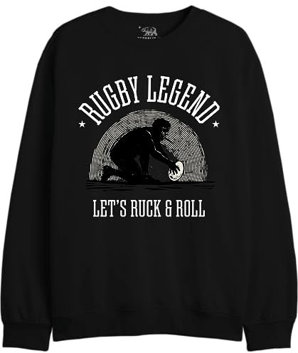 REPUBLIC OF CALIFORNIA Herren Uxrepczsw046 Sweatshirt, Schwarz, L