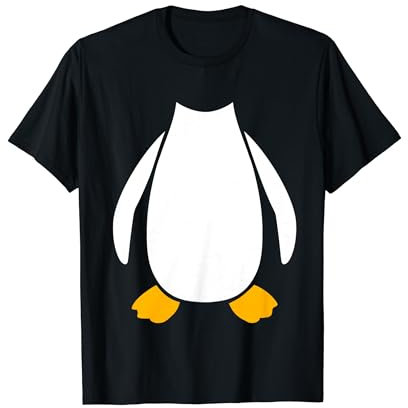 Pinguin Kostüm Kinder Erwachsene Damen Herren Tierkostüm T-Shirt