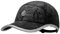 Gisdanchz Wasserdicht Baseball Caps für Herren Regenhut Damen Wasserdicht Basecap Faltbarer Reflektierender UPF50+ Männer Kappen Kappe Golf Running Cap, Schwarz 58CM