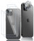 Oelrstfe Rückseite Schutzfolie für iPhone 12 Pro Max mit Kameraschutz [2+2 Stück],9H Härte Zurück Hinten Displayschutzfolie,Bläschenfrei Kratzfest Ultra-Transparent Back Displayschutz Schutzglas