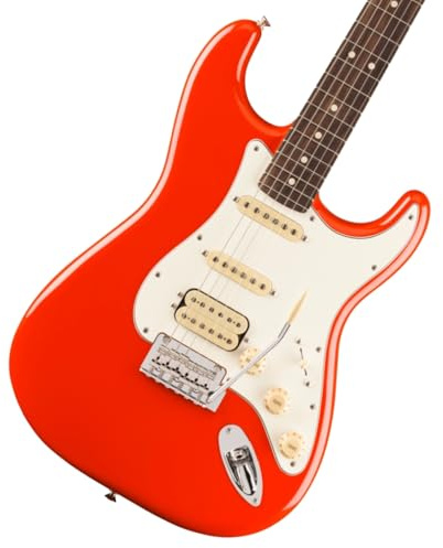 Fender Player II Strat HSS RW CRR Coral Red E-Gitarre