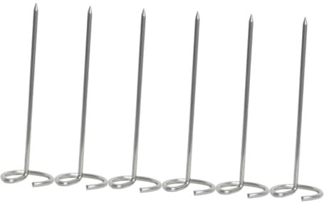 MERRYHAPY 6pezzi Spiedini Inossidabili Verticali Per Barbecue e Friggitrice Ad Aria Per Verdure e Accessori Barbecue Riutilizzabili e Facili Da Pulire