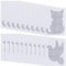 GORGECRAFT 40Pcs 2 Styles Door Window Screen Repair Patches Self-adhesive Fiberglass Cat Pigeon Mesh Screen Repair Sticker Covering for Repair Holes Tearing Net Windows Screen 8.9 x 6.7cm