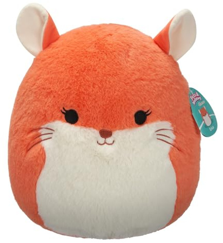 Squishmallows FuzzAMallows Plüschtier Erica das Chinchilla 30 cm – Seltene Exklusiv Original 2024