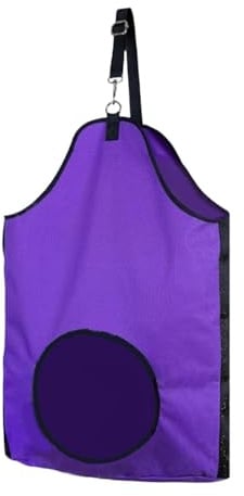 Aymzbd Hay Feeder Bag Feeder Storage Bag Slow Feed Hay Pouch Horse Hay Bag Haylage Bag for Calf Livestock Farm Animals Piglet Horse