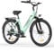 HillMiles MileCity1 26 Adult Electric Bike, 7-Speed 36V 13Ah Removable Battery, 25km/h & 80-100km Range E-bike For Urban Commuters, IP65 Waterproof (Green)