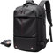 Vakuum Rucksack – Wasserdichter 60L Erweiterbarer Ruck Sack mit Vakuumpumpe, 19 Zoll Airbag Rucksack mit TSA Schloss, Diebstahlsicherer Vacpack Rucksacks für Reisen und Business (Schwarz)