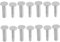 Luxshiny Lot De 7 Paires De Rivets Pour Manche De Couteau De Cuisine Rivets Manuels Pour Rivets De Verrouillage En Métal Rivets Pour Couverts Outils De Cuisine Pour Enfants Rivets Pour