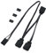 Ddujbtp 4Pin A 5V 3Pin Cavo di Illuminazione Convertitore Per HDLL120 Fan Light Adapter Facile Collegamento Delle Ventole A Mainboard Gaming PC Modding