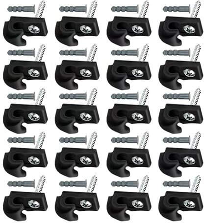 Asukohu 20er Set Deckenhaken Hängelampe Haken Pflanzenaufhänger Haken Mehrzweck für einfache Installation von hängenden Gegenständen Schraubhaken