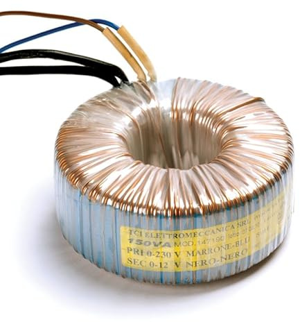 Ringkerntrafo 150VA Modell 147190 150W Halogen Leuchtentransformator Elektronischer Transformator 230V 12V T Ringkerntransformator, dimmbar, Blau