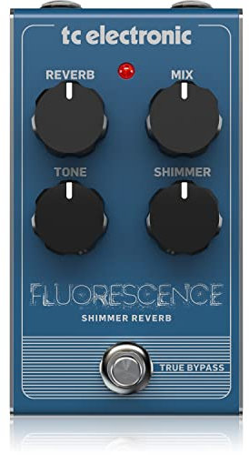 TC Electronic FLUORESCENCE SHIMMER REVERB Schimmerndes Reverb-Pedal mit intuitiver 4-Knopf-Oberfläche für moderne, ätherische Reverb-Sounds