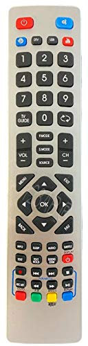 Ersatz Fernbedienung passend für Sharp TV LC-43CFF6002E | LC-48CFF6001E | LC-48CFF6001K | LC-48CFF6002E