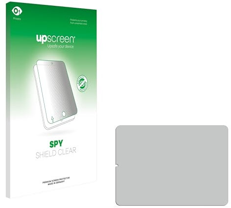 upscreen Anti-Spy Blickschutzfolie für Apple iPad Air 4 WiFi/WiFi Cellular 2020 (im Querformat) Made in Germany, Privacy Folie [Blaulichtfilter]