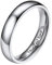 PROSTEEL personalisiert Trauring Verlobungsring für Männer Edelstahl Herren hochglanzpoliert Bandring Größe 64 einfach 4mm breit Modeschmuck Accessoire für Partnerschaft Freundschaft