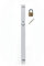 Guardianite File Cabinet Locking Bar. Fits 2 Drawer File Cabinets. Includes Padlock and Cobalt Drill Bit. (Gray)