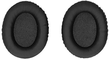 Mxzzand Auriculares Almohadillas para los oídos Cubierta de Repuesto para los oídos Cubierta para los oídos fácil de Instalar para KHX-HSCP Cloud II 2(Cuero Negro)