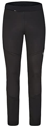 Ziener Herren Nataniel Softshell-Hose, Langlauf-Tight | Winddicht, elastisch, PFC frei, Black, 48