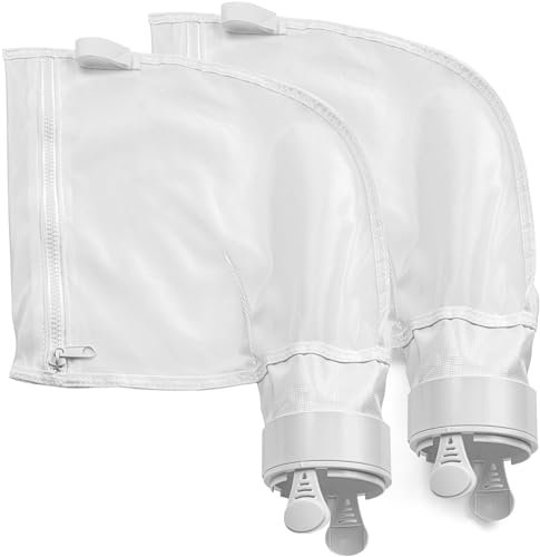 Lodd Pool - Sacs à Limon adaptables pour Polaris 280 480 Robot Nettoyeur Piscine. Lot de 2 Sacs filtres Nylon renforcés à Fermeture éclair Zip K13 (Lot de 2)