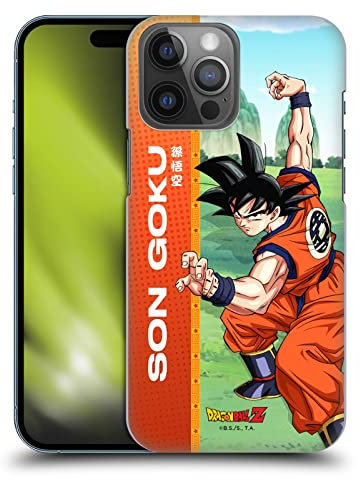 Head Case Designs Officially Licensed Dragon Ball Z Son Goku Saiyan Arc Characters Hard Back Case Compatible With Apple iPhone 14 Pro Max