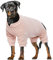 PUMYPOREITY Hund Onesie, Hund Kleidung Weich HundPullover Atmungsaktiv Hund 4-beinige Hundepyjamas Jumpsuits Bodysuits Hund T-Shirts Bekleidung Puppy Overall(Rosa, XL)