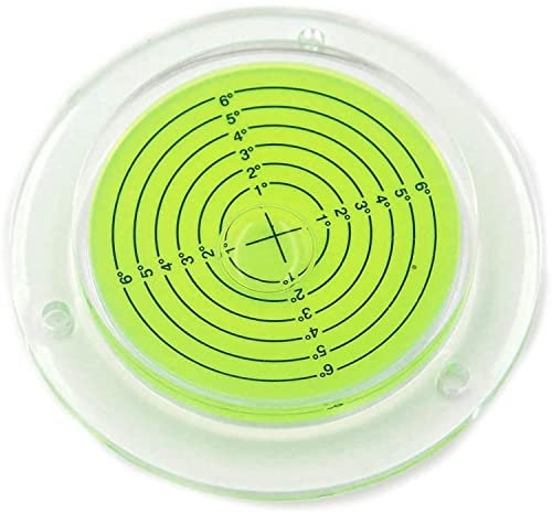 Taskar Screw On Large Round Bullseye Bubble Spirit Level 100mm