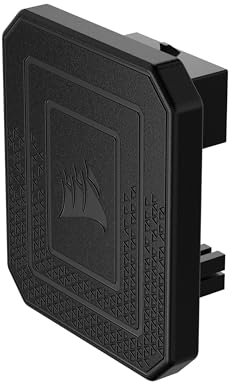 Corsair PCIe 5.0 12VHPWR GPU Power Bridge - For NVIDIA GeForce RTX 40 Series - 180° Bend - Right-Angle Adapter - Clean Cabling - Only for Use with PCIe 5.0 12VHPWR GPUs - Black