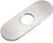 uxcell 6 Inch Hole Cover Deck Plate Escutcheon, Stainless Steel Sink Cover Plate for Bathroom or Kitchen Sink Faucet, Oval Brushed Silver