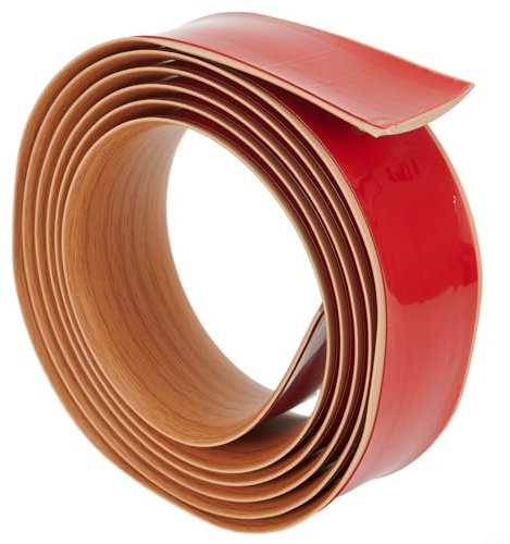 Zoegneer Laminatboden-Tür-Trennstreifen, PVC-Schwellen-Übergangsstreifen, langlebig und schmutzabweisend, selbstklebend, flache Schnalle, Kantenstreifen (B)