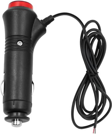 CGEAMDY Stecker ZigarettenanzüNder, Auto Zigarettenanzünder Adapter Verlängerungskabel, KFZ Zigarettenanzünder Adapter mit LED Lichter, für LKW Wohnmobil(1.5M)