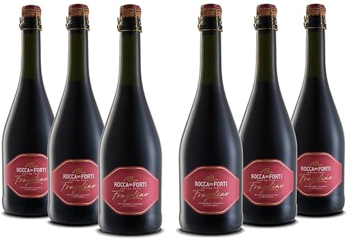 Rocca dei Forti Spumante Fragolino - Pacco da 6 x 750 ml