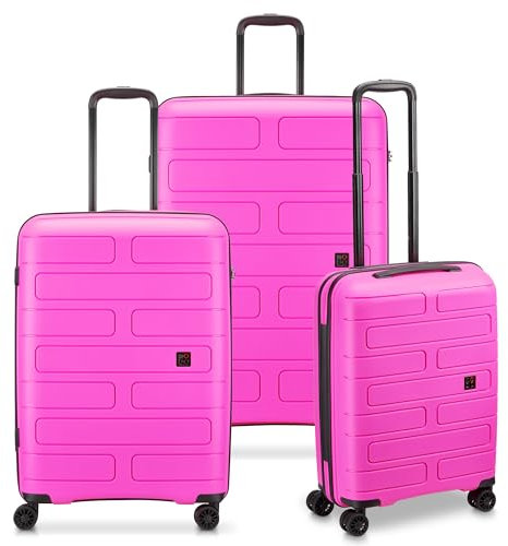 MODO BY RV RONCATO SUPERNOVA 2.0 set valigie Grande, Medio e Cabina, con sistema di chiusura TSA - magenta