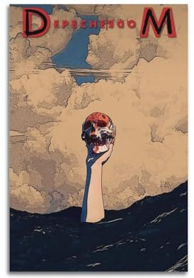 Szzmyo Depeche Mode-Poster, dekoratives Gemälde, moderne ästhetische Leinwand, Poster, Schlafzimmer, Kunst, Wohnzimmer, Dekoration, Poster, 30 x 45 cm, ungerahmter Stil