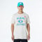 MIAMI DOLPHINS New Era Cap NFL Regular T-Shirt Distressed Screenprint Team Graphic Stone Unisex