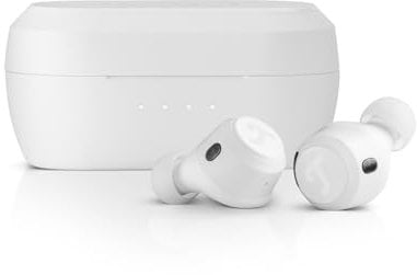 Teufel REAL Blue TWS 3 True-Wireless Earbuds In-Ear Kopfhörer Bluetooth mit Noise Cancelling ANC, 37 Std Akku, Wireless Charging, IPX4, Touch-Bedienung, 6 Mikrofone für perfekte Telefonate - weiß