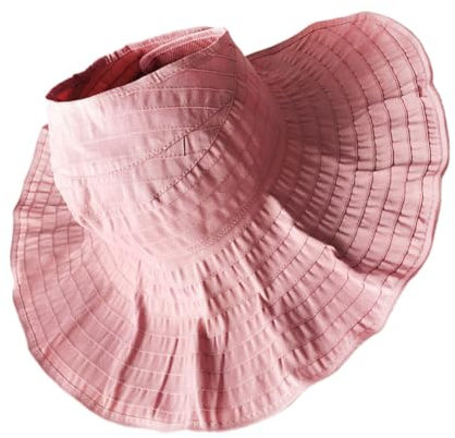 LIFKOME berretto da cappello da tutto-fiammifero cappello da berretto da sole cappello sole capello per sole cappello aperto di protezione solare rosa