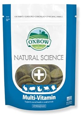 Oxbow Natural Science Supplément multi-vitamines pour rongeurs 120 g CPA