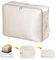 Homsorout Space-Saving Compression Storage Bags - Foldable Duvet Storage Organiser with Zipper, Large Space Saver Packing Cubes with Clear Window for Travel, Clothes, Bedding (Beige)