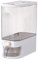FENGJISUN Müslispender Müsli Spender Reisspender Getreidebehälter Reisvorratseimer Trockenfutterspender mit Messbecher Müsli Aufbewahrung(White,40cm)