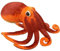 KUKUShining Realistisches Plüsch-Oktopus-Spielzeug, Niedliches Kuscheltier für Kinder und Erwachsene, Geburtstage und Festliche Anlässe(55cm/21.7in)